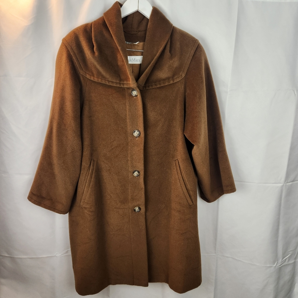 MaxMara Brown Wool Coat